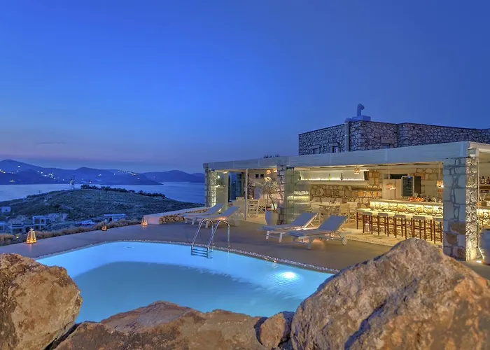 فيلة Eirini Luxury Villas Grikos Bay (Patmos)